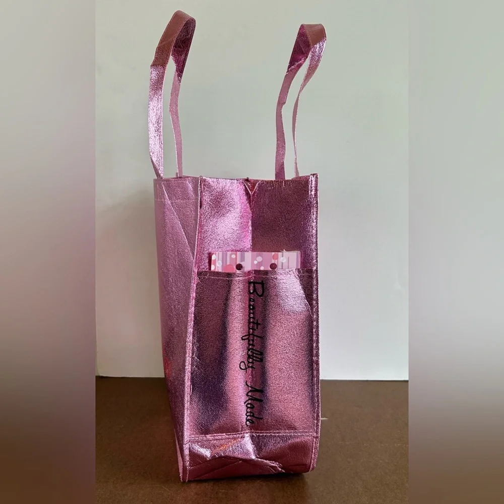 Camille Rose Pink Large Reusable Tote Gift Grocery Bag Swag New Without Tags